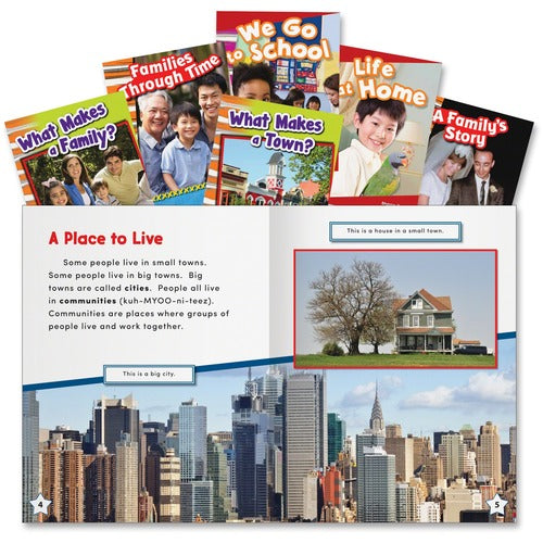 Shell Education SHL20600 Education Community and Family Book Set Printed Book