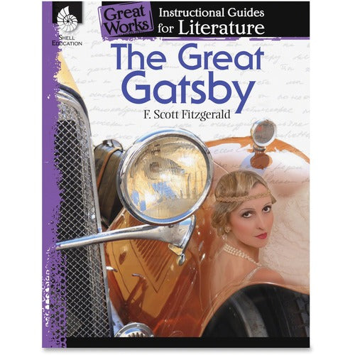 Shell Education SHL40302 The Great Gatsby Literature Guide Printed Book by F.Scott Fitzgerald