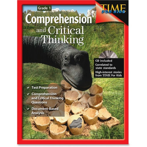 Shell Education SHL50241 Grade 1 Comprehension/Critical Thinking Book Printed/Electronic Book