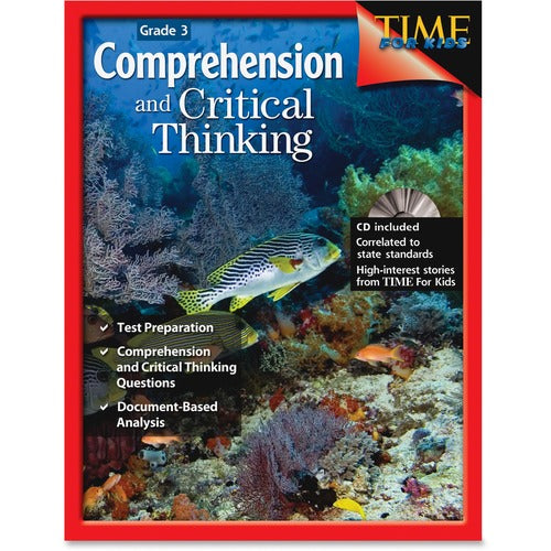 Shell Education SHL50243 Grade 3 Comprehension/Critical Thinking Book Printed/Electronic Book by Greathouse Lisa.