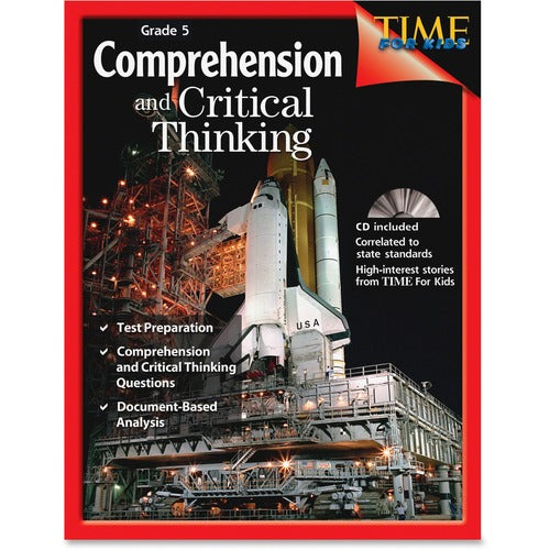 Shell Education SHL50245 Grade 5 Comprehension/Critical Thinking Book Printed/Electronic Book