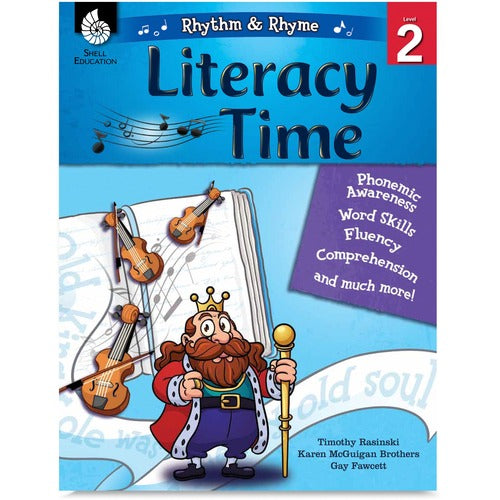 Shell Education SHL51338 Literacy Time Rhythm/Rhyme Level 2 Printed Book by Karen Brothers, David Harrison