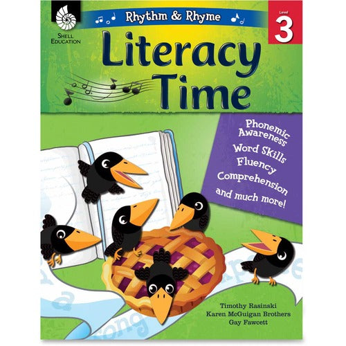Shell Education SHL51339 Level 3 Rhythm & Rhyme Literacy Time Book by Karen Brothers, David Harrison Printed Book by Karen Brothers, David Harrison