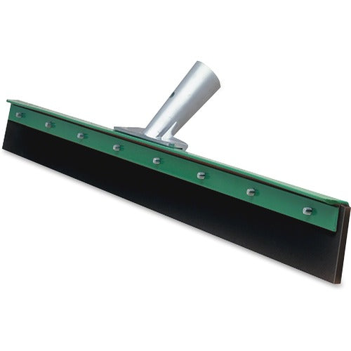 Unger UNGFP600 Aquadozer Straight Heavy Duty 24" Floor Squeegee - Sturdy, Heavy Duty, Durable - 23.62" Head - Epdm Rubber, Steel - Green, Black