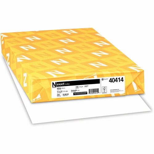 Exact WAU40414 Index Premium Cardstock - White