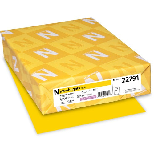 Astrobrights WAU22791 Colored Cardstock - Sun Yellow
