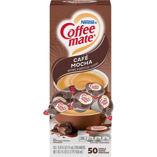 Coffee mate NES35115 Café Mocha Nondairy Liquid Creamer Singles
