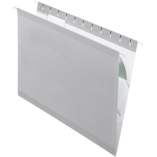 Pendaflex PFX415315GRA 1/5 Tab Cut Legal Recycled Hanging Folder