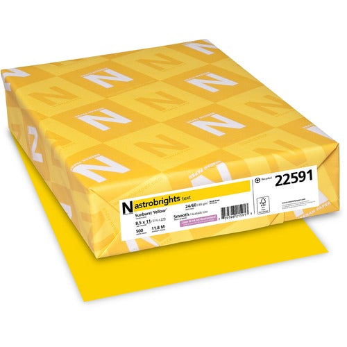 Astrobrights WAU22591 Color Paper - Sun Yellow