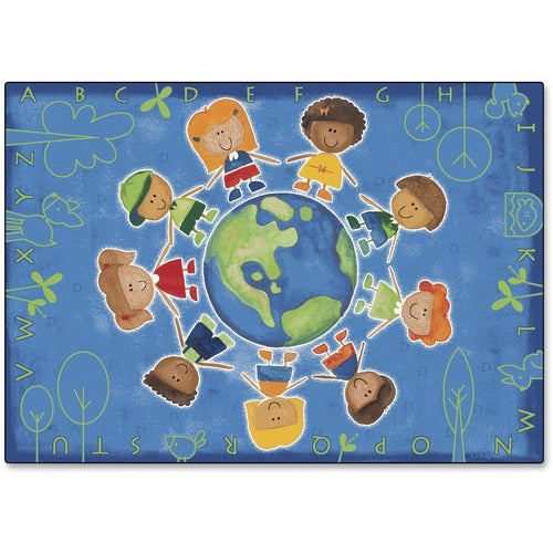 Carpets for Kids® CPT4413 Premium Give The Planet A Hug Rug