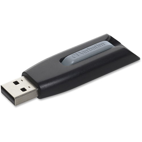 Microban VER49168 256Gb Store 'N' Go V3 Usb 3.0 Flash Drive - Gray - 256Gb - Gray - 1Pk