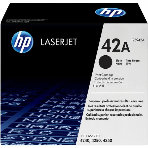 HP HEWQ5942A 42A (Q5942A) Original Standard Yield Laser Toner Cartridge - Single Pack - Black - 1 Each