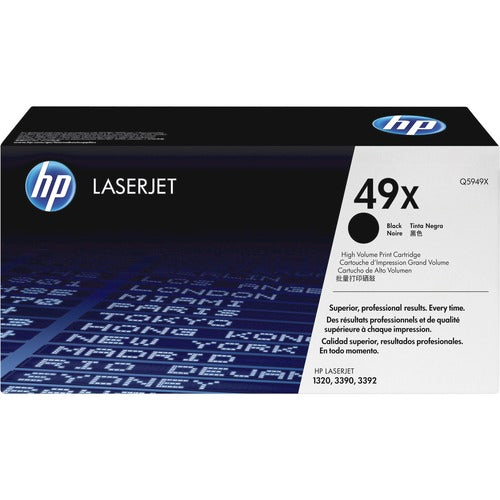 HP HEWQ5949X 49X (Q5949X) Original Laser Toner Cartridge - Single Pack - Black - 1 Each