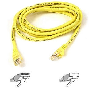 Belkin BLKA3L79106YLWS RJ45 CAT-5e Patch Cable, Snagless Molded Yellow 06