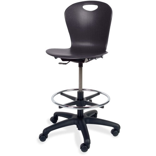 Virco VIRZLABBLK01 Zuma Lab Stool