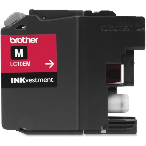 Brother BRTLC10EM LC-10EM Original Inkjet Ink Cartridge - Magenta - 1 Each