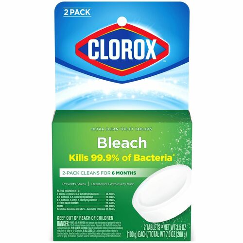 Clorox CLO30024 Ultra Clean Toilet Tablets Bleach