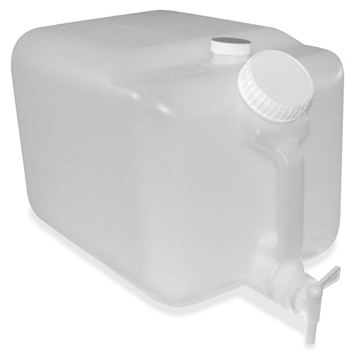 E-Z Fill IMP7576 5-Gallon Container - External Dimensions: 16" Length X 10" Width X 9.5" Height - 5 Gal - Plastic - Translucent - For Chemical - 1 / Each