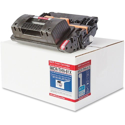 microMICR MCMMICRTHN81X MICR High Yield Laser Toner Cartridge CF281X - Black - 1 Each
