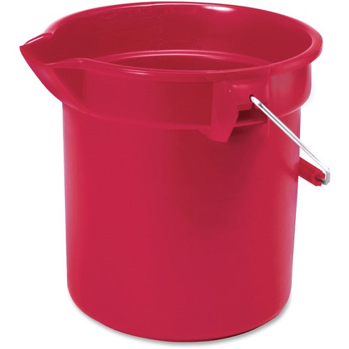 Rubbermaid Commercial RCP296300RD Brute 10-quart Utility Bucket