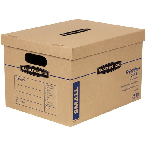 Bankers Box FEL7714210 15"L X 12"W X 10"H Secure Lift-Off Lid For Easy Box Access-Internal Dimensions:12" Width X 15" Depth X 10" Height-External Dimensions:12.5" Width X 16.3" Depth X 10.5" Height-Lift-Off Closure-Corrugated Cardboard-Kraft-20 / Carto