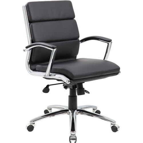 Boss BOPB9476BK Contemporary Executive Midback In Caressoft Plus