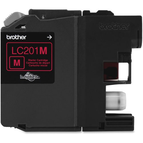Brother BRTLC201M Innobella LC201M Original Standard Yield Inkjet Ink Cartridge - Magenta - 1 Each