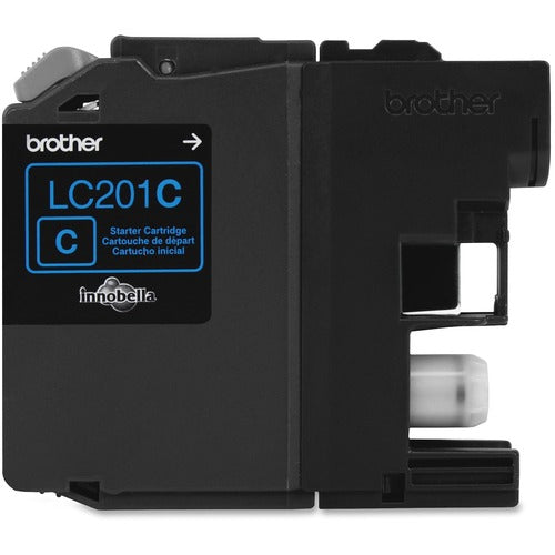 Brother BRTLC201C Innobella LC201C Original Standard Yield Inkjet Ink Cartridge - Cyan - 1 Each