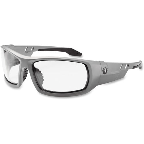 Ergodyne EGO50100 Clear Lens/Gray Frame Safety Glasses