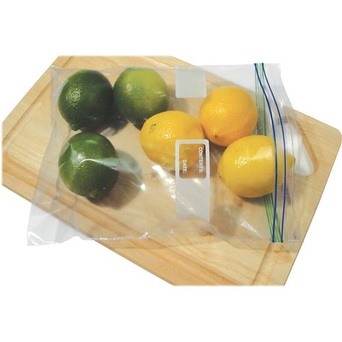 Heritage HERJ1315WC Reclosable Food/Utility Zipper Bags - 2 Gal - 13" Width X 15.60" Length X 1.75 Mil (44 Micron) Thickness - Low Density - Clear - Resin - 100/Carton - Food