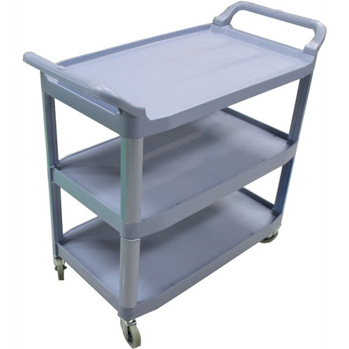 Impact IMP7006 Impact Products 3-Shelf Bussing Cart - 3 Shelf - 200 Lb Capacity - 4" Caster Size - 40" Length X 20" Width X 38" Height - Gray