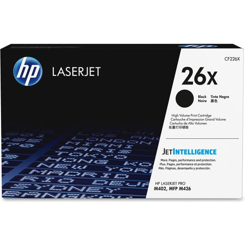 HP HEWCF226X 26X Original High Yield Laser Toner Cartridge - Black - 1 Each
