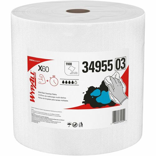 Wypall KCC34955 GeneralClean X60 Multi-Task Cleaning Cloth Jumbo Roll
