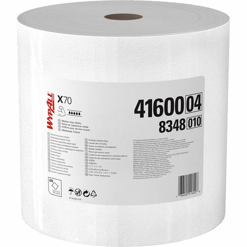 Wypall KCC41600 PowerClean X70 Medium Duty Cloths Jumbo Roll