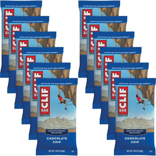 Clif Bar CBC160004 Chocolate Chip Energy Bar