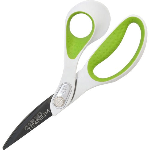 Westcott ACM16446 Acme United Carbo Titanium Straight Scissors - 8" Overall Length - Pointed - Straight - Titanium - Gray