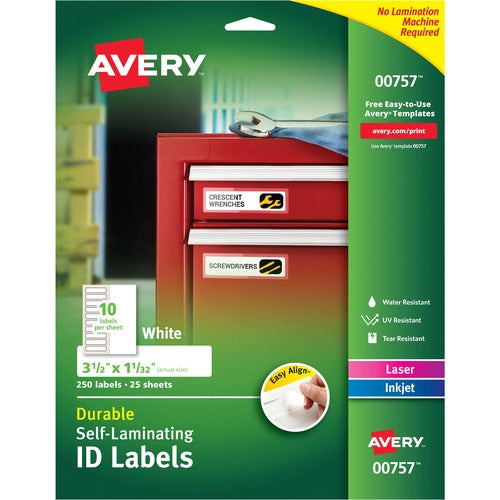 Avery® AVE00757 Avery® Easy Align ID Label