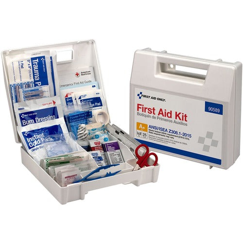 First Aid Only FAO90589 25-Person Bulk Plastic First Aid Kit - ANSI Compliant