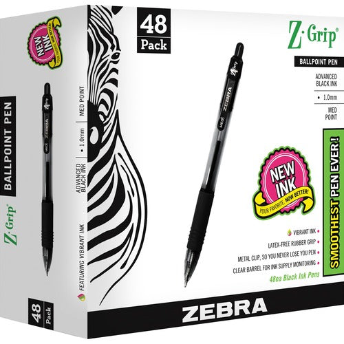 Zebra ZEB22148 Z-Grip Retractable Ballpoint Pens