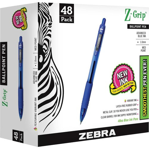 Zebra ZEB22248 Z-Grip Retractable Ballpoint Pens