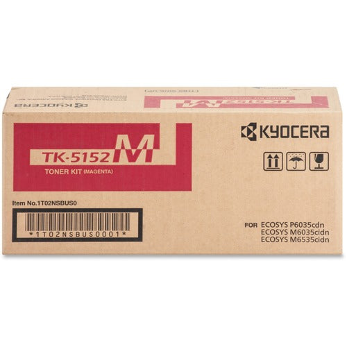 Kyocera KYOTK5152M TK-5152M Original Laser Toner Cartridge - Magenta - 1 Each