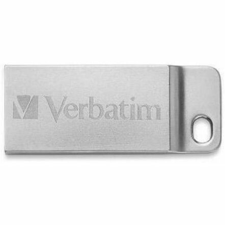 Verbatim VER98750 64GB Metal Executive USB Flash Drive - Silver