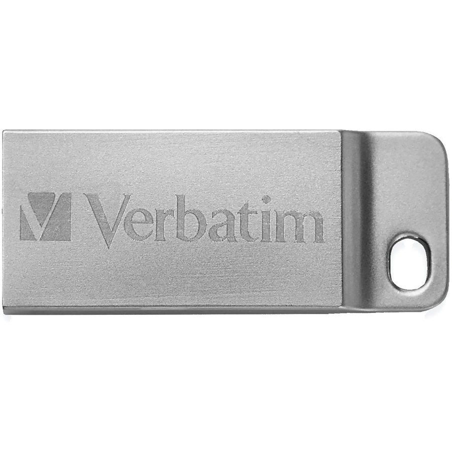 Verbatim VER98748 16GB Metal Executive USB Flash Drive - Silver
