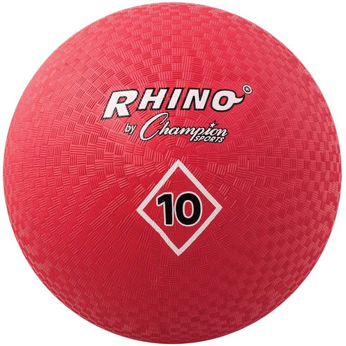 Champion Sports CSIPG10RD Playground Ball