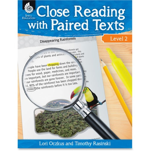 Shell Education SHL51358 Education Close Reading Level 2 Guide Printed Book by Lori Oczkus, M.A, Timothy Rasinski, Ph.D.