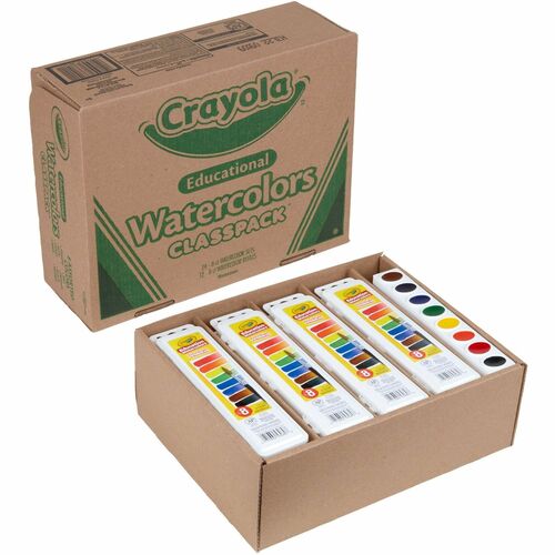 Crayola CYO538101 8-Color Educational Watercolors Classpack