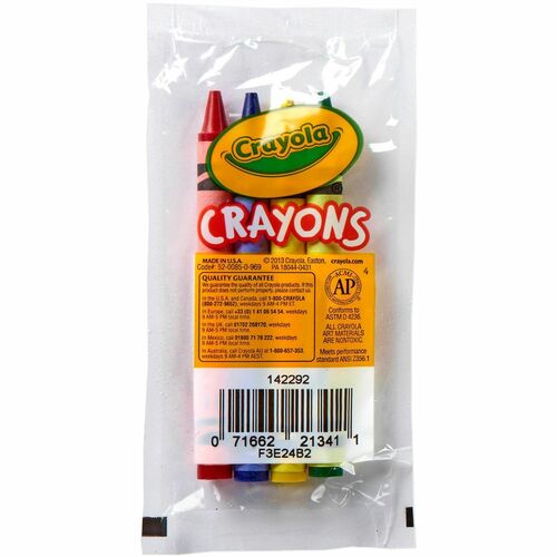 Crayola CYO520083 Set of Four Regular Size Crayons in Pouch