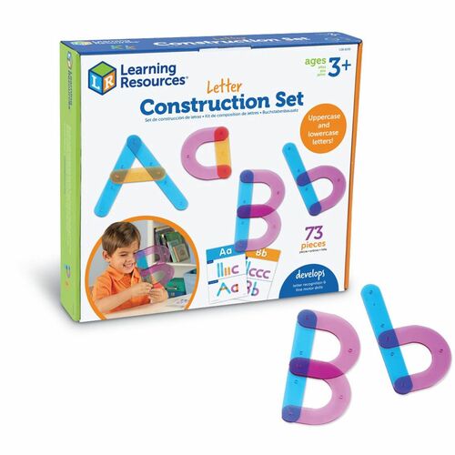 Learning Resources LRN8555 Letter Construction Activity Set