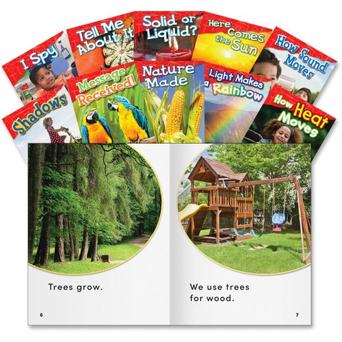 Shell Education SHL23430 Let's Explore Physical Science Grades K-1 Book Set Printed Book