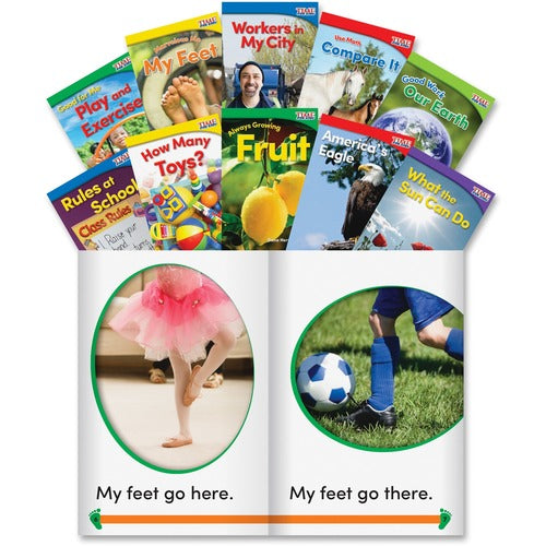 Shell Education SHL24705 Grade K Time for Kids Book Set 2 Printed Book